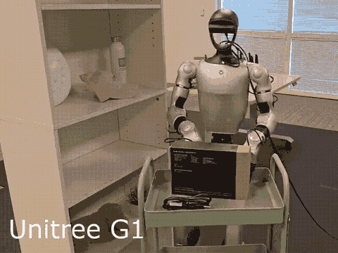 GR00T policy running on the Unitree G1